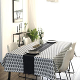 Household Modern Minimalist Tablecloths Living Room Table Decoration Rectangular Waterproof and Oil-proof Tablecloth Manteles