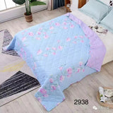 elvesmall Summer Cotton Quilts Thin Air-conditioning Comforter Soft Breathable Office Nap Blanket Quilted Bed Covers and Bedspreads