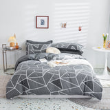 Elvesmall back to school Simple Style Full/Queen/King Size Duvet Cover Bedding Set With Pillowcase/Sheets,Single/Double Quilt Cover Bedding Set