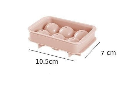elvesmall 33 Ice Boll Hockey PP Mold Frozen Whiskey Ball Popsicle Ice Cube Tray Box Lollipop Making Gifts Kitchen Tools Accessories
