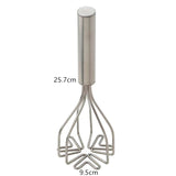 elvesmall Home Manual Stainless Steel Potato Masher Pressed Pumpkin Ricer Smooth Mashed Crusher Fruit Vegetable Press Gold Kitchen Gadgets