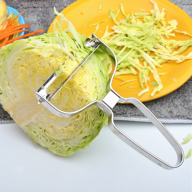 elvesmall Vegetables Cabbage Shredders Stainless Steel Potato Peeler Cutter Chopper Manual Fruit Grater Slicer  Kitchen Gadget Tool