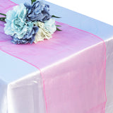 Wedding Party Table Runner Banquet Organza Decoration Table Runner Soft Sheer Fabric Hotel Press Conference Tablecloth Decor
