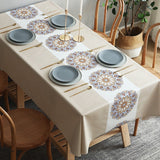 Nordic Home Rectangular Tablecloths for Table Party Decoration Bohemian Waterproof Anti-stain Table Cover