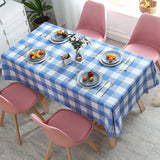 Rectangular Plastic Tablecloth Pvc Waterproof Antifouling Cover Outdoor Dining Table Cloth