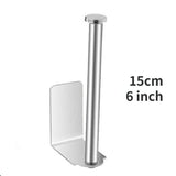 elvesmall Toilet Wall Mount Toilet Paper Holder Stainless Steel Bathroom Kitchen Roll Paper Accessory Tissue Towel Accessories Holders
