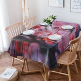 Waterproof TableCloth Rectangular Tablecloth for Wedding Party Hotel Table Cover with Plum Patterns Creative Tablecloth Manteles