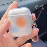 elvesmall Flower Earphone Case For AirPods 3 1 Pro 2 Case Cute Square Protective Cover For Airpods Pro 2 3 Cases Charging Box With Keyring