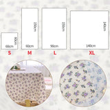 Ins Table Cloth Floral Printed Decoration Tablecloth  Rose Lavender Pattern Table Cover Bedroom Desk Tablecloth Korea Home Decor