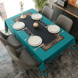 Modern Household Anti-fouling Nordic Tablecloth Rectangular Coffee Table Waterproof and Oil-proof Fabric Tablecloth Mantel Mesa