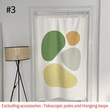 elvesmall Nordic Door Curtains Short Kitchen Curtain Bedroom Doorway Partition One Piece Noren Office Decorative Drapes