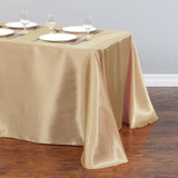 Tablecloth Rectangular Satin Table Linens Washable Polyester Stain Resistant Table Cloth for Wedding Buffet & Party Mantel