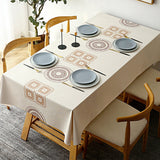 Nordic Home Rectangular Tablecloths for Table Party Decoration Bohemian Waterproof Anti-stain Table Cover