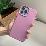 elvesmall For iPhone 14 13 Pro Max Case Luxury Liquid Silicone Phone Case for iPhone 11 12 Pro Max X XR 7 8 14 Plus Camera Protection Case