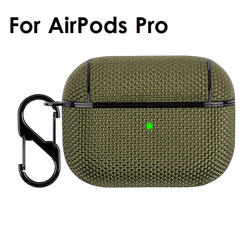 elvesmall Case For Airpods 3 Cover Nylon Protective Earphone Case For Airpods Pro 2 2nd 3rd Gen Case for Air Pods 3 Pro2 Shockproof Funda