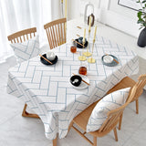 Net Red Waterproof Plaid Tablecloth Waterproof Tablecloth Home Nordic Style Rectangular Waterproof Tablecloth