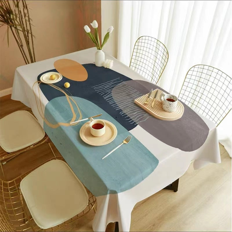 Nordic Simple Rectangular Tablecloth Can Be Used for Table Dining Table Furniture Home Decoration Fireplace Tablecloth
