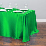 Tablecloth Rectangular Satin Table Linens Washable Polyester Stain Resistant Table Cloth for Wedding Buffet & Party Mantel