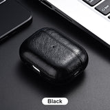 elvesmall For Airpods Pro 2 Case Leather Business Earphone Case Headset Shell Headphone Cover For Apple Air Pod 3 Pro 2nd Generation