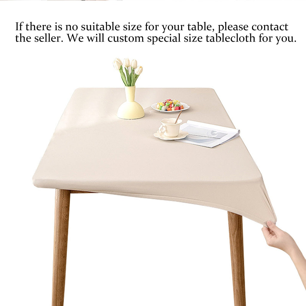 Rectangle Leather Tablecloth for Dinner Table Cloth Cover Stain Wrinkle Resistant Waterproof Oil-proof Desk Cover Desktop