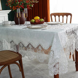 Tablecloth Europe Luxury Embroidered Table Dining Table Cover Table Cloth Golden Velvet Gold Flower Lace Tv Cabinet Dust Cover