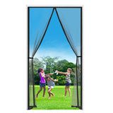 elvesmall Magnetic Door Screen Custom Size Mosquito Net Curtain Fly Insect Automatic Closing Invisible Mesh For Kitchen indoor living room