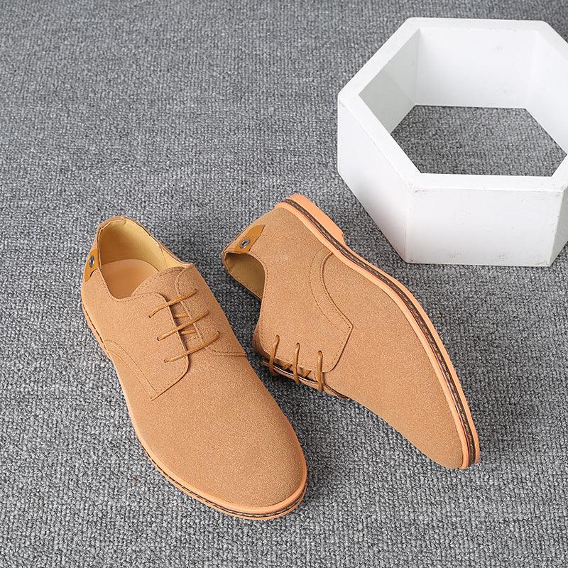 elvesmall Casual Shoes Nubuck Leather Men's Suede Leather