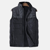 elvesmall USB Electric Heated Thermal Fit Front Zipper Down Vest