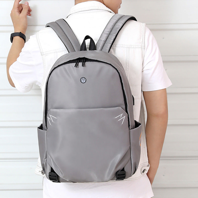 elvesmall Fashionable Men's Bag With External USB Charging Smart