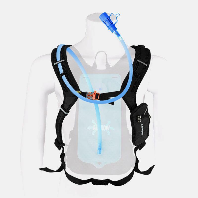 elvesmall Women & Men Waterproof Reflective Cycling Outdoor Running Mountaineering Hiking Backpack With Detachable Phone Pocket Net Bag