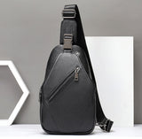 elvesmall Men's Fashion Genuine Leather Shoulder Messenger Bag