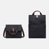elvesmall Men Canvas Anti-theft Water-Resistant Vintage Messenger Bag Shoulder Bag Crossbody Bag Handbag