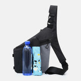 elvesmall Men Sport Multi-pockets Anti-theft Crossbody Bag Chest Bag Sling Bag