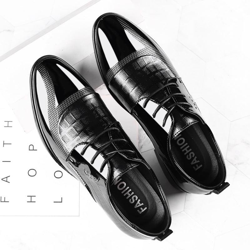 elvesmall Business Formal Men's Lace-up Casual Shoes