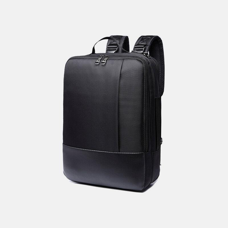 elvesmall Men Multi-carry Waterproof Convertible 15.6 Inch Laptop Bag Crossbody Bag Shoulder Bag Handbag Backpack