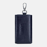 elvesmall Men Genuine Leather RFID Anti-theft Multifunctional Key Storage Purse Keychain Bag Hanging Wallet