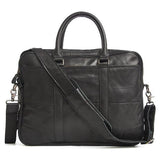 elvesmall Genuine Leather Business Laptop Bag Briefcase Crossbody Bag