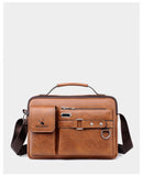 elvesmall Men's Business Portable One Shoulder Messenger Bag