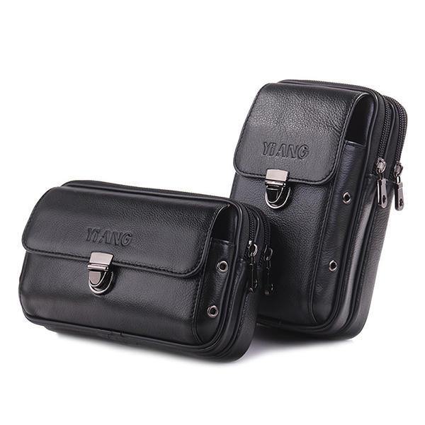 elvesmall Waist Pack Travel Leather Messenger Bag Cellphone Phone Cases Pouch Holsters