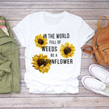 Women Summer Short Sleeve Floral Flower Fashion Lady T-shirts Top T Shirt Ladies Womens Graphic Female Tee T-Shirt